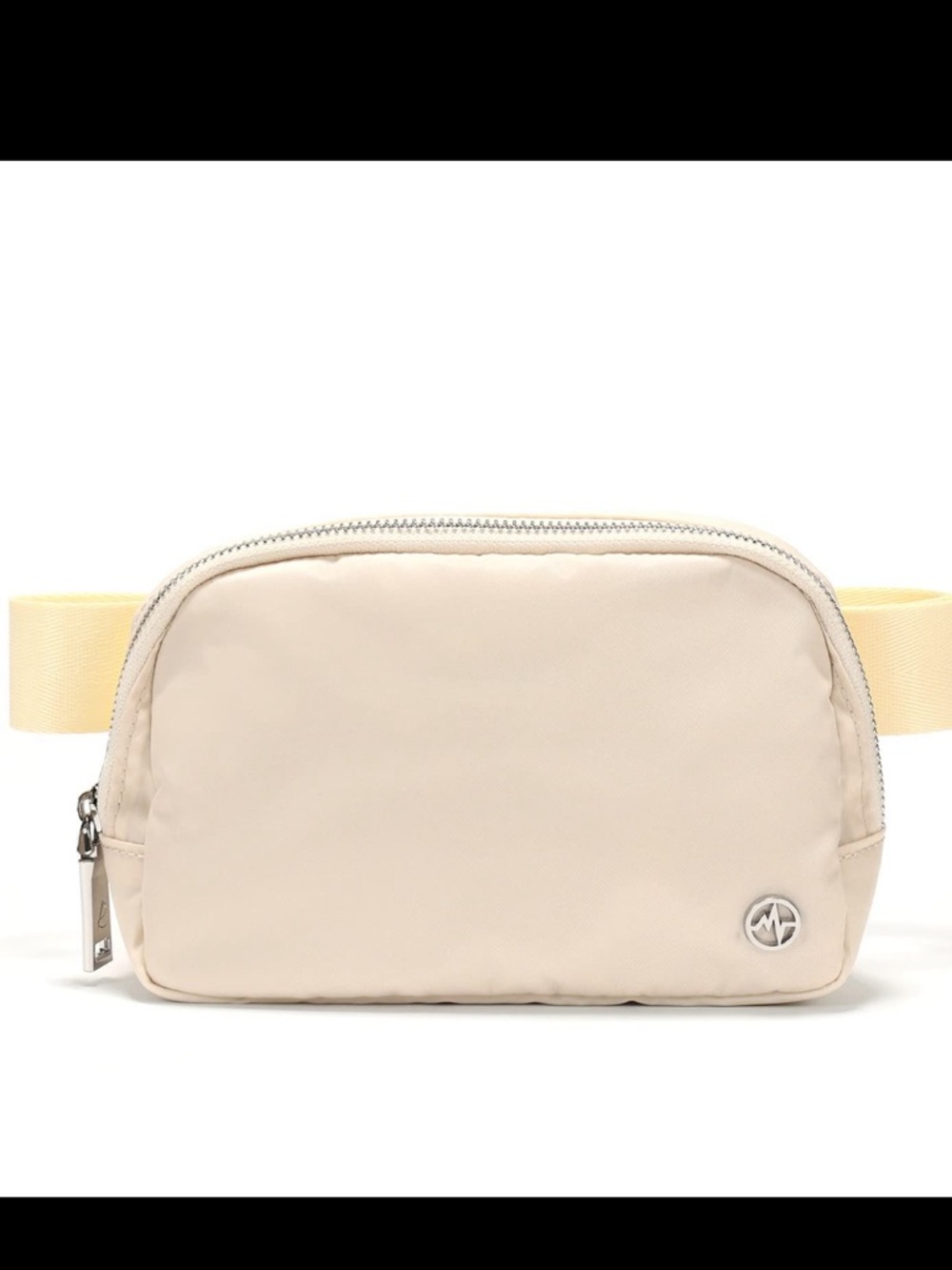 (9) NWT Neutral Beige Crossbody Belt Bag